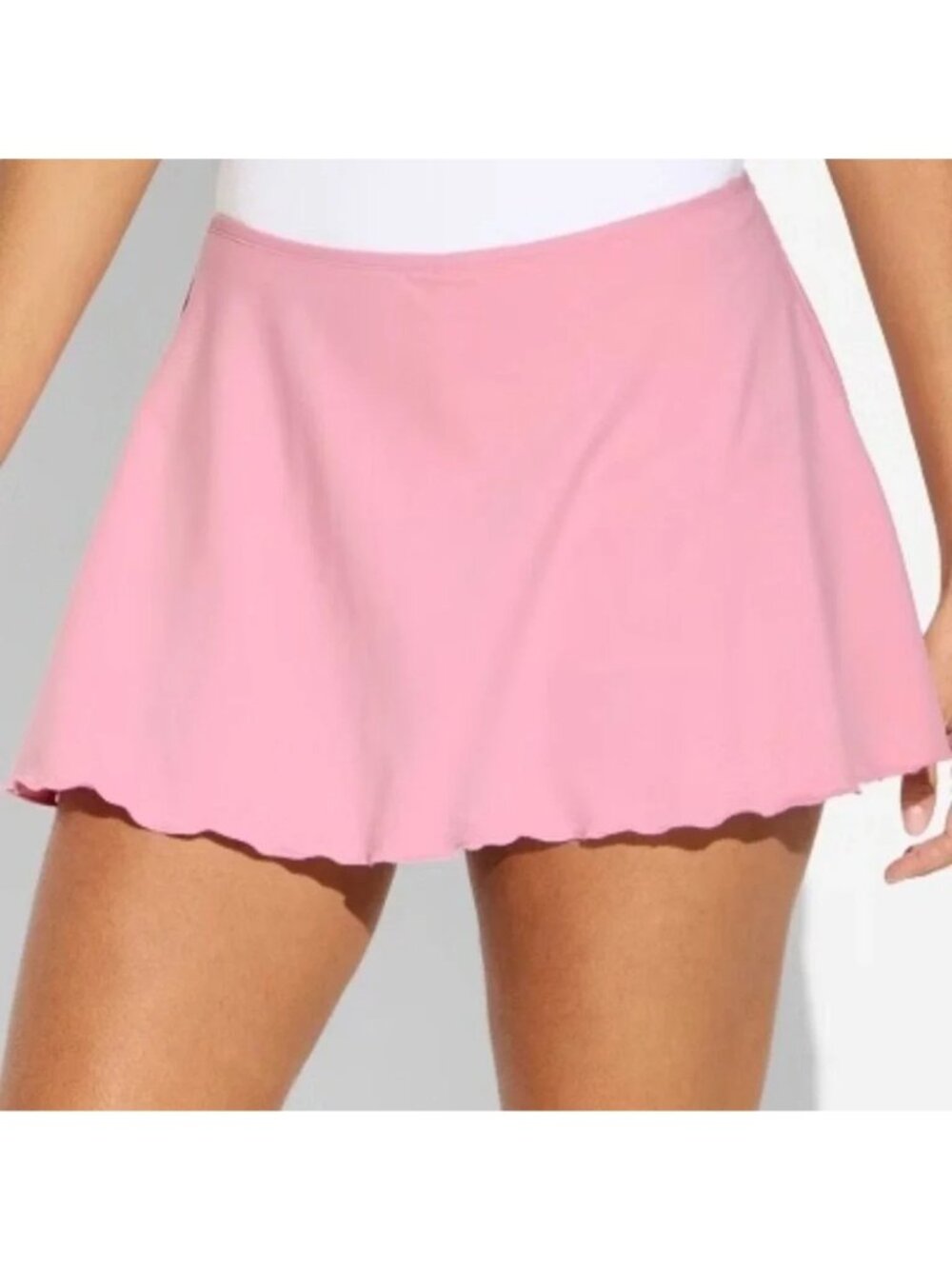 Wild Fable Pink Ruffle Hem Skort Butter Bliss Size M Built in Shorts